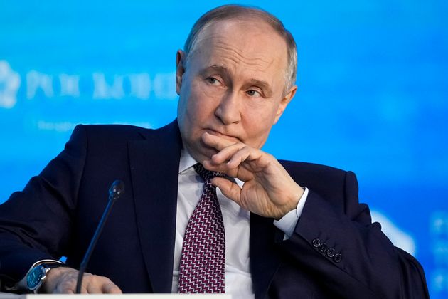 Russian President Vladimir Putin attends a Technology Forum in Moscow in Moscow last week.