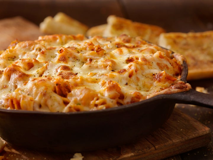 Can you even see the pasta under all that cheese?