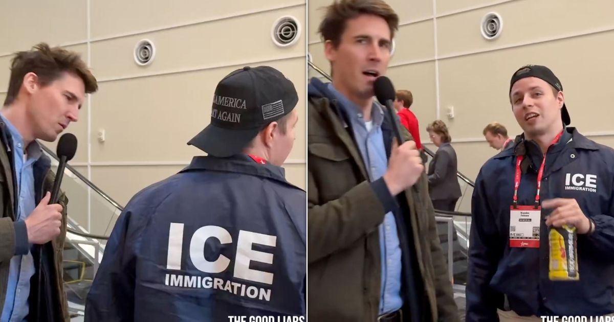 Trump Supporter Asked Why He's Wearing A Fake ICE Uniform, And His Reply Is Gross