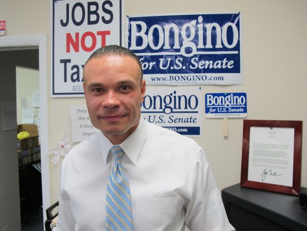 Dan Bongino at his Senate campaign headquarters in 2012.