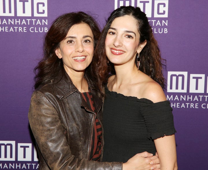 "Sanaz jokes that she wrote me into being," Neshat, left, said of Toossi, who wrote "English." 