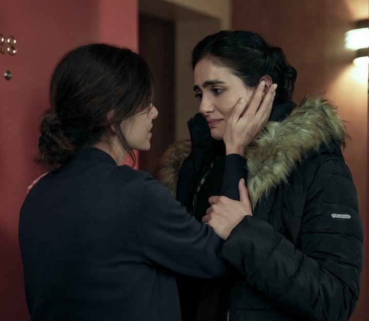 Neshat, left, and Arienne Mandi in Netflix's "The Night Agent."