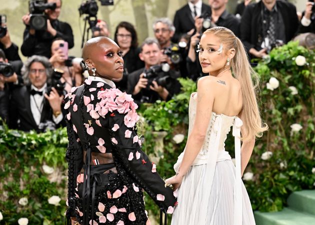 Cynthia Erivo and Ariana Grande at the 2024 Met Gala