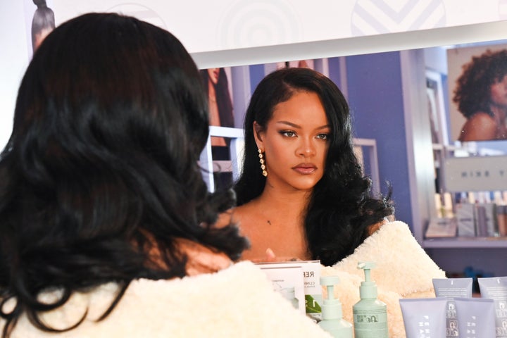 Rihanna attends the launch of Fenty Hair exclusively at Selfridges on Sept. 16, 2024, in London. She recently shared that her upcoming new album is "not going to be commercial or radio digestible."