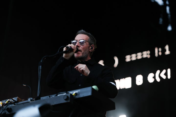 Ο Robert Del Naja των Massive Attack στο stage του Rosendal Garden Party, 15 Ιουνίου 2024, Στοκχόλμη. (Photo by Iwi Onodera/Redferns)