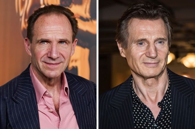 Ralph Fiennes and Liam Neeson – you know what, we kind of see the resemblance...