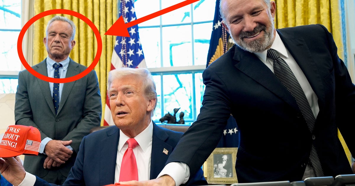 NextImg:Trump’s Oval Office ‘Infomercial’ Has Critics ― And RFK Jr. ― Cringing So Hard