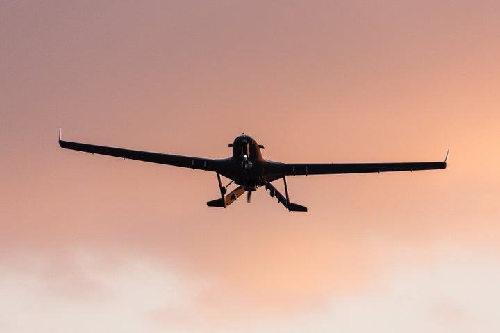 Τουρκικό Bayraktar TB2T-AI UCAV, εκδοχή του Bayraktar TB2 (Photo by Baykar / Handout/Anadolu via Getty Images)