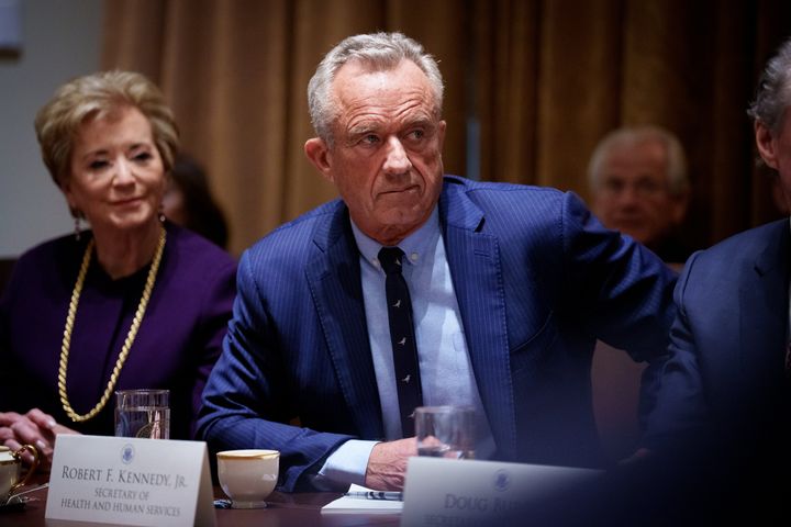 U.S. Health and Human Services Secretary Robert F. Kennedy Jr. attends a Cabinet meeting Wednesday at the White House.