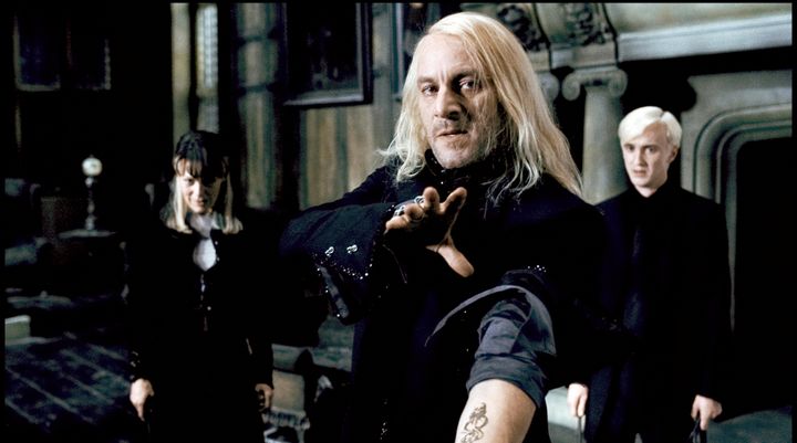 Jason Isaacs as Lucius Malfoy in "Harry Potter and The Deathly Hallows."