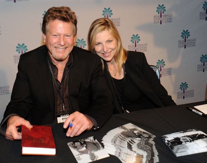 From left: Ryan O'Neal and Tatum O'Neal at the 2011 Palm Springs International Film Festival.