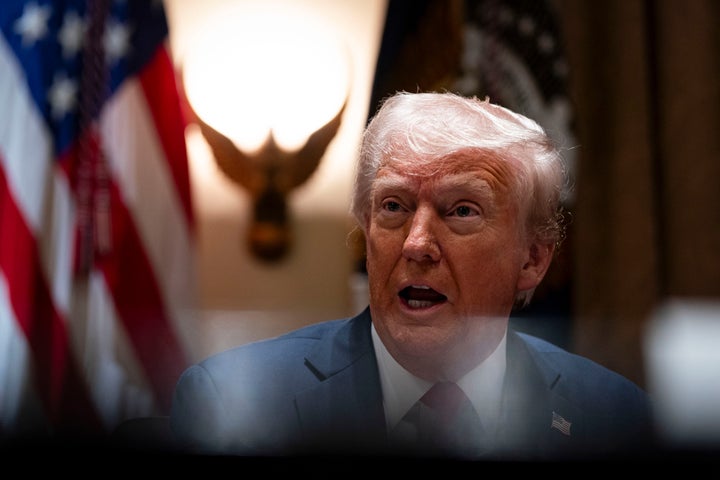 Trump held the first Cabinet meeting of his new administration Wednesday.