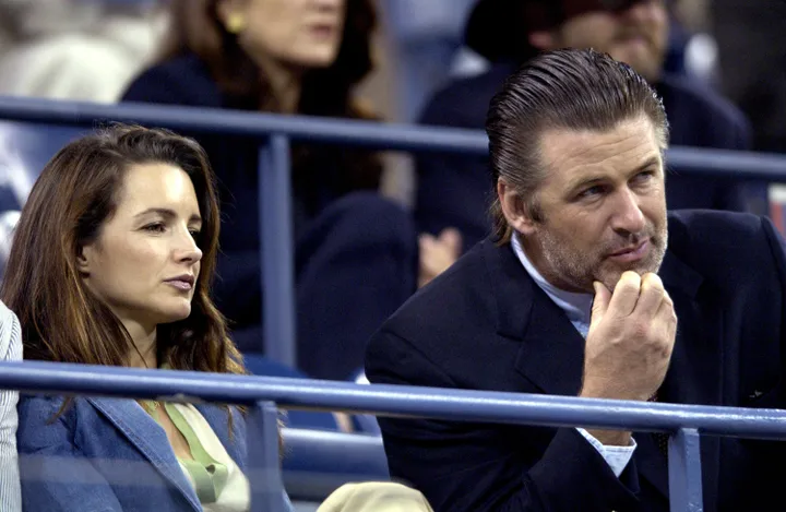 Kristin Davis and Alec Baldwin, pictured at the 2001 U.S. Open, weren't a long-term love match, but Davis said she sure loved his home.