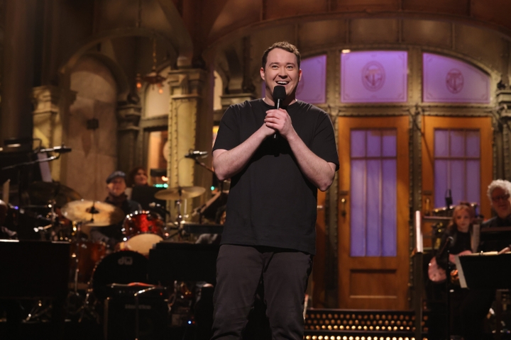 Host Shane Gillis during the monologue on Feb. 24, 2024.