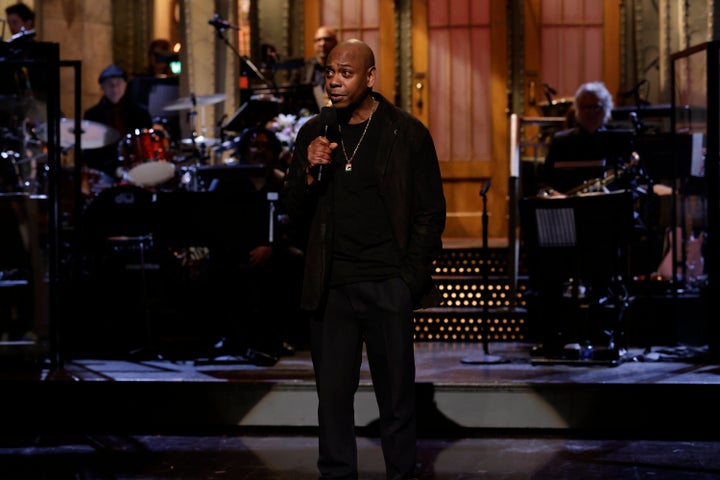 Host Dave Chappelle on "Saturday Night Live" in November 2022.