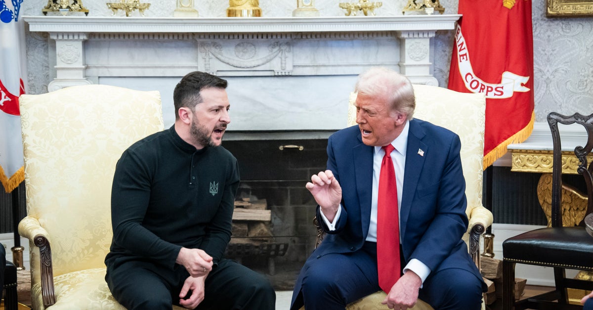 Trump's Oval Office Thrashing Of Zelenskyy Shows Limits Of Western Allies' Ability To Sway Trump