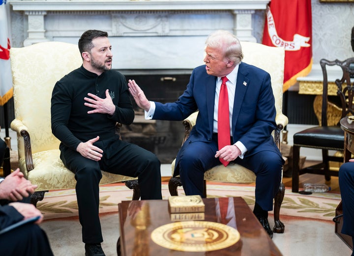 Trump, Vance and Zelenskyy met Friday in the Oval Office for a televised meeting. 