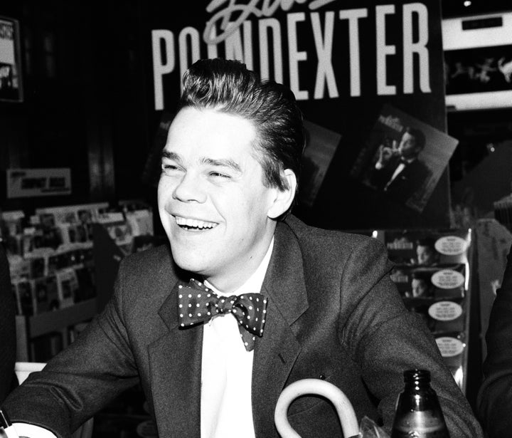 David Johansen, the front man of the punk group, New York Dolls, at the signing of his new solo album "Buster Pointdexter" at Tower Records on November 10, 1987, New York City, New York. (Photo by Rita Barros/Getty Images)