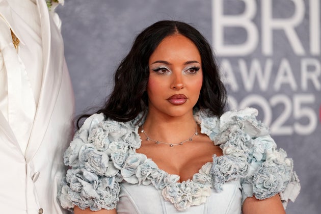 Jade poses for photographers upon arrival at the Brit Awards 2025 in London, Saturday, March. 1, 2025. (Photo by Scott A Garfitt/Invision/AP)