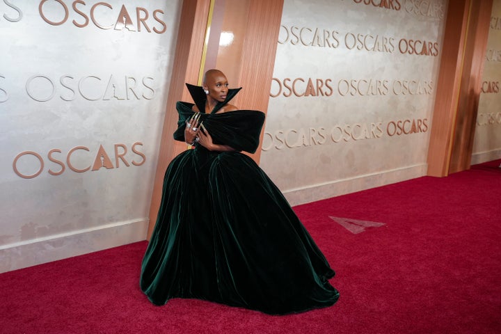 Cynthia Erivo’s Show-Stopping Oscars Red Carpet Dress Looked Like It Came Straight From Oz