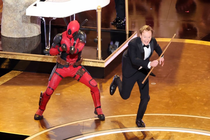 Conan O'Brien had the crowd roaring during his energetic Oscars opener.