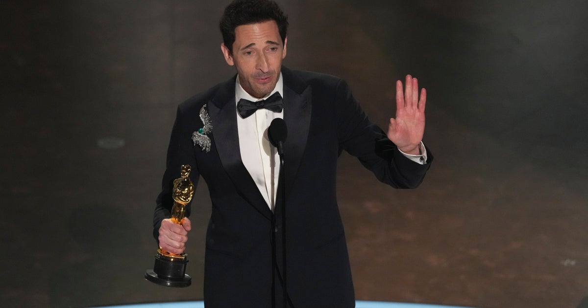 The Oscars Tried To Play Adrien Brody Off During His Acceptance Speech, But It Didn't Quite Go To Plan