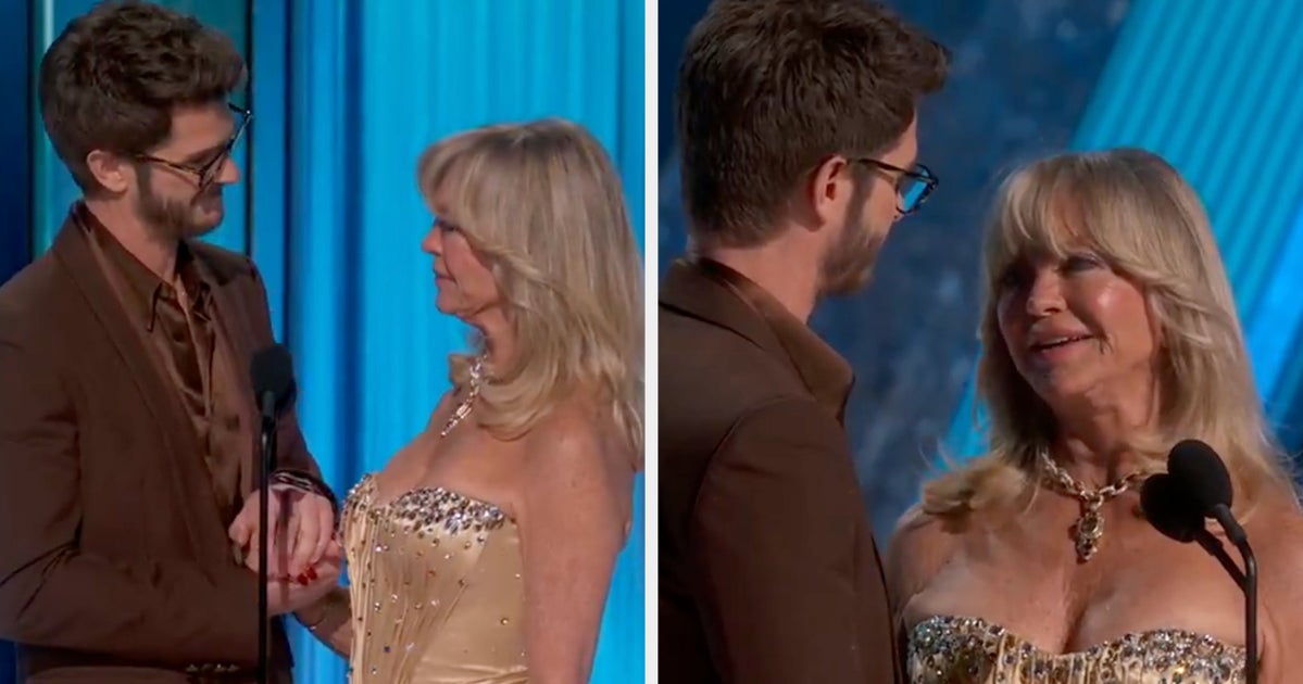 Andrew Garfield And Goldie Hawn Share Beautiful Moment As He Opens Up ...