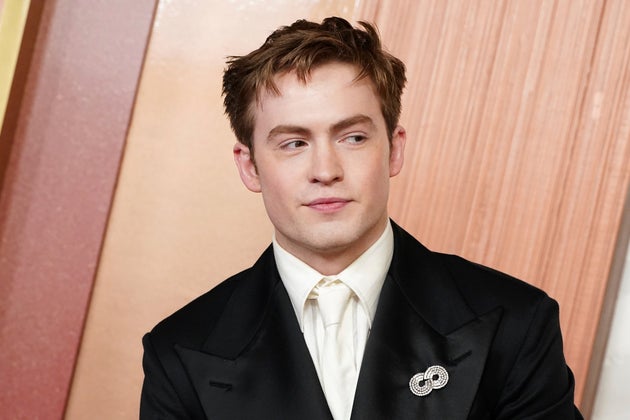 Kit Connor arrives at the Oscars on Sunday, March 2, 2025, at the Dolby Theatre in Los Angeles. (Photo by Jordan Strauss/Invision/AP)