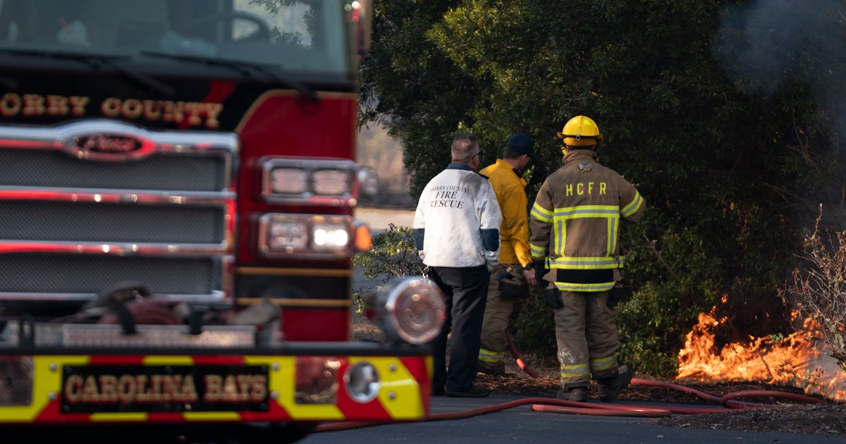 NextImg:Crews Battle Wildfires In North And South Carolina Amid Dry Conditions And Gusty Winds