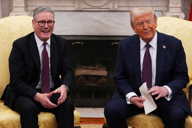 Donald Trump meets Keir Starmer at the White House.