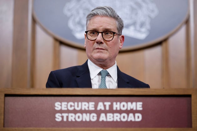 Keir Starmer, UK prime minister, during a news conference in London, UK, on Tuesday, Feb. 25, 2025. 