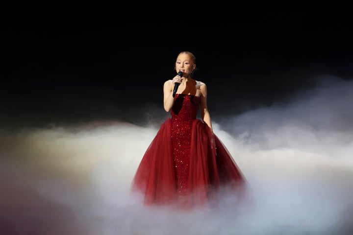 Ariana Grande at the 97th Oscars held at the Dolby Theatre on March 2, 2025 in Hollywood, California.