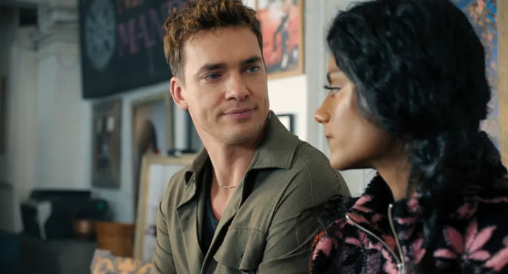 Luke Fetherston and Simone Ashley star in "Picture This," due out March 6 on Amazon Prime Video. 