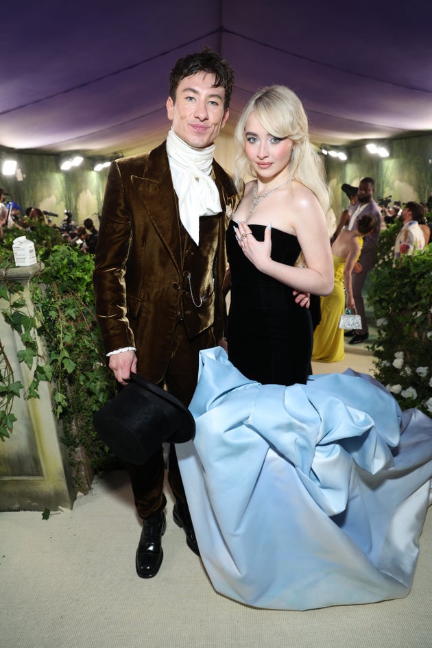 Barry Keoghan and Sabrina Carpenter at last year's Met Gala