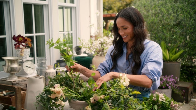 Meghan Markle as seen in her new Netflix lifestyle series With Love, Meghan