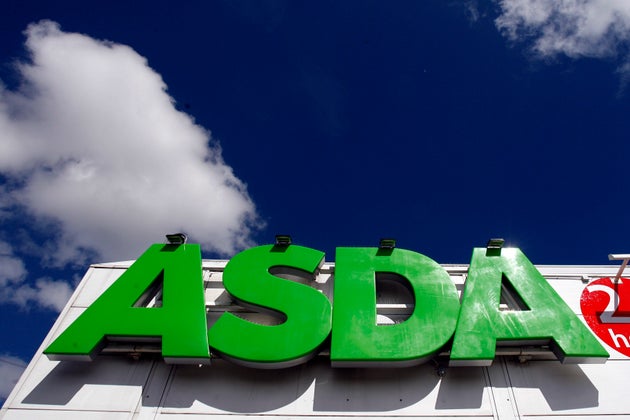 A big ASDA sign on one of their storefronts