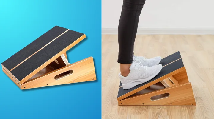 This calf stretcher is made from real hardwood, get it for $60. 