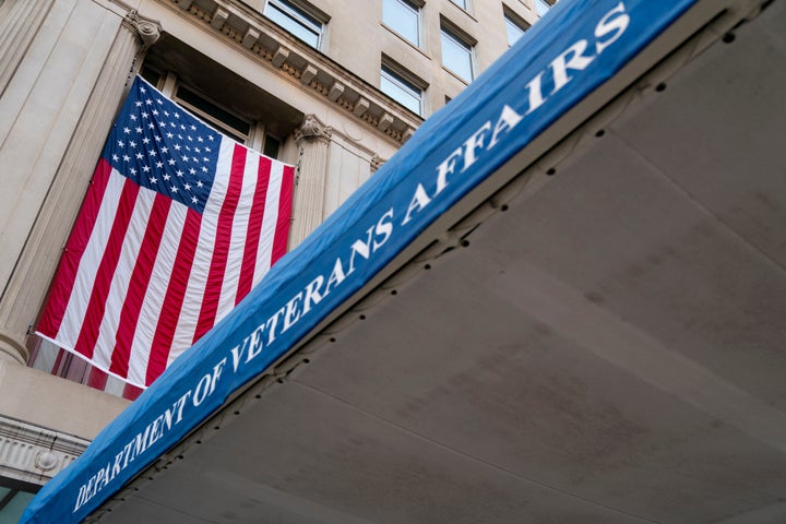 The Department of Veterans Affairs headquarters in Washington, DC, US, on Friday, Feb. 7, 2025. (Stefani Reynolds/Bloomberg via Getty Images)