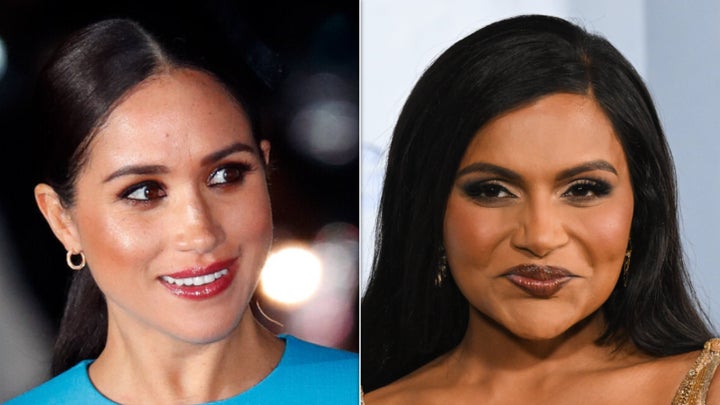 Meghan, a duquesa de Sussex, e Mindy Kaling