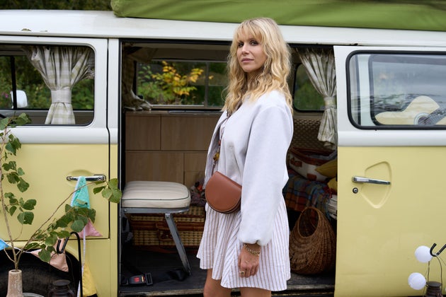 Lucy Punch in character as Amanda Hughes in Amandaland