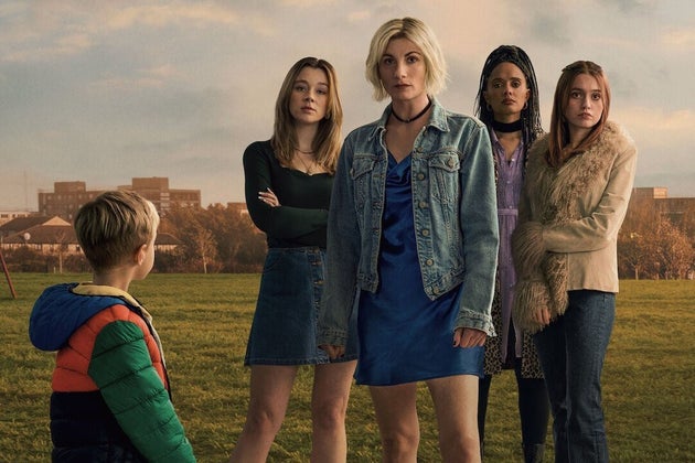 Claudia Jessie, Jodie Whittaker, Karla Crome and Aimee Lou Wood in Toxic Town