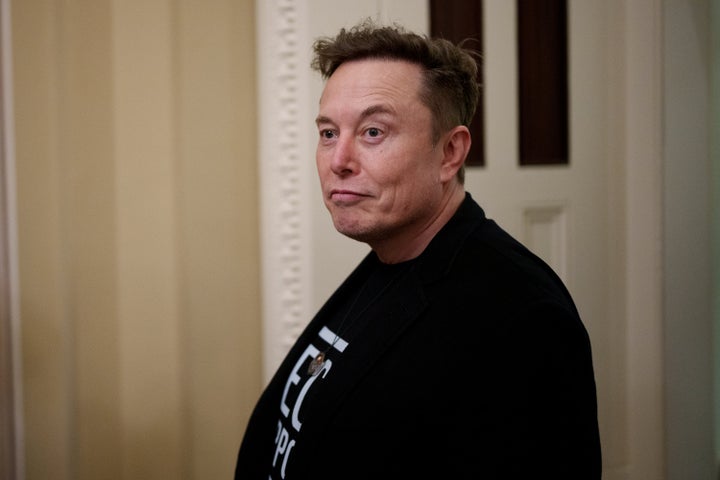 Elon Musk appears at the U.S. Capitol Building in Washington D.C. on March 5, 2025.