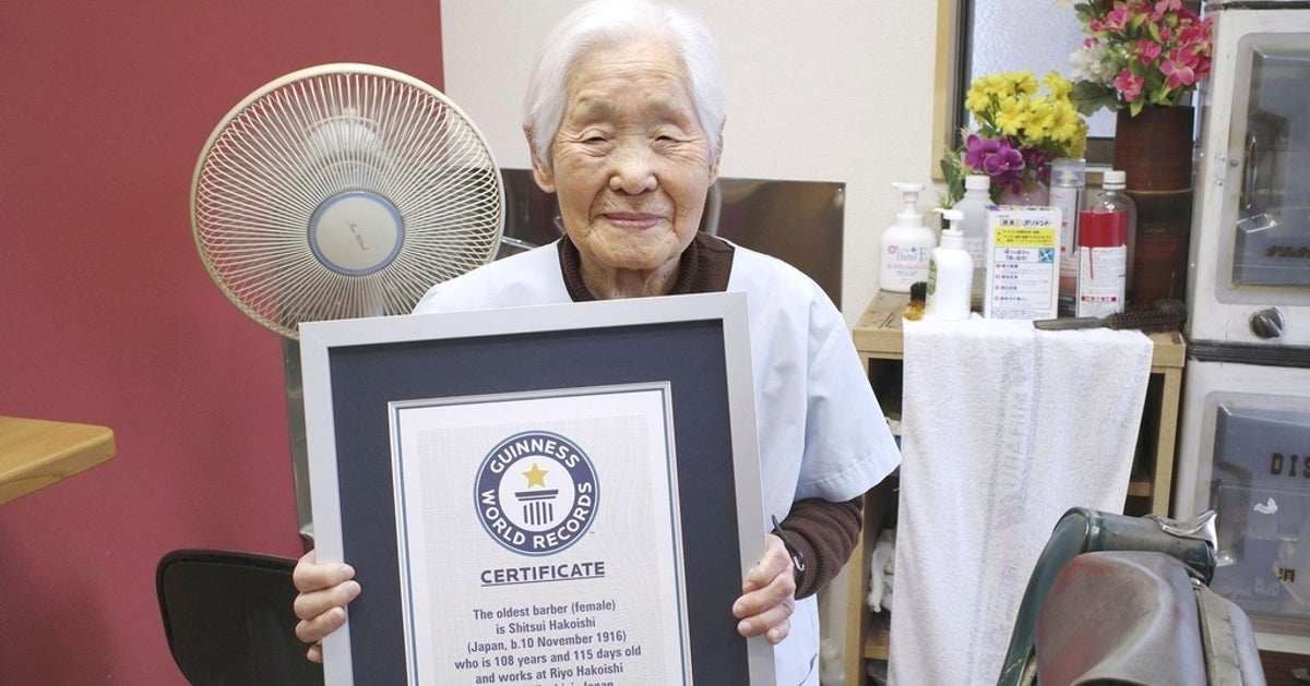 NextImg:108-Year-Old Japanese Woman Named World's Oldest Female Barber