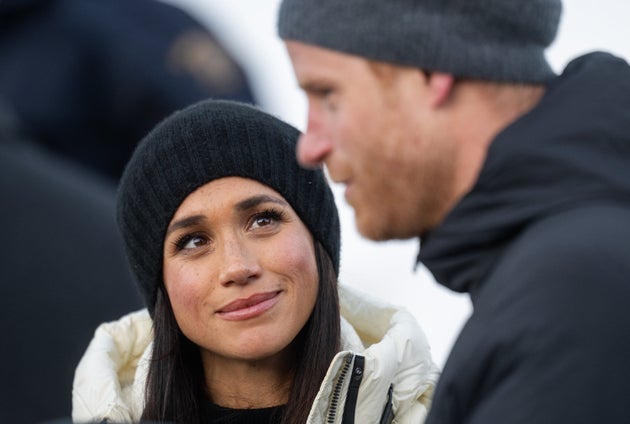 Meghan Markle and Prince Harry at the Invictus Games last month