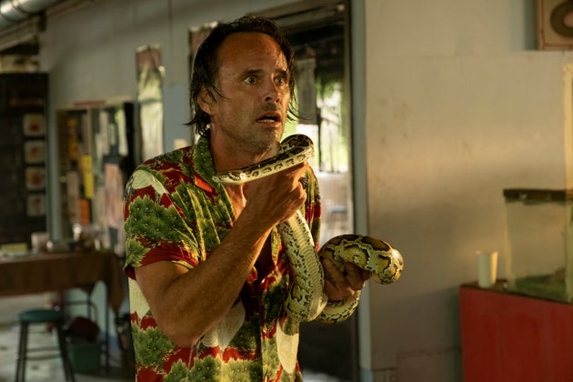 The White Lotus star Walton Goggins had to face his biggest phobia while filming a scene with snakes