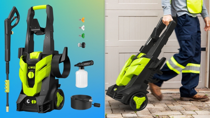 This pressure washer is tough on dirt but gentle enough for a car. Grab it for nearly 40% off today.