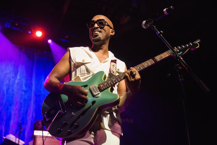 Dwayne Wiggins of Tony! Toni! Toné! performs at Showare Center on Dec. 12, 2014, in Kent, Washington.