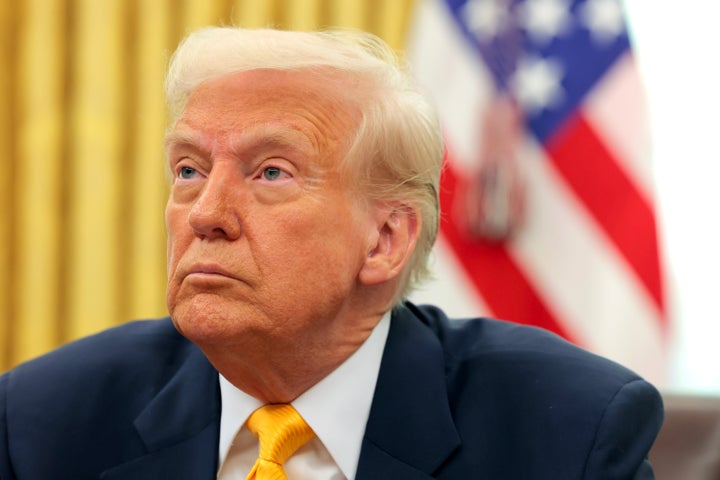 WASHINGTON, DC - MARCH 07: U.S. President Donald Trump delivers remarks on the jobs report from the Oval Office at the White House on March 07, 2025 in Washington, DC. The U.S. economy added 151,000 jobs, with the unemployment rate rising slightly to 4.1%, according to the Bureau of Labor Statistics. (Photo by Anna Moneymaker/Getty Images)