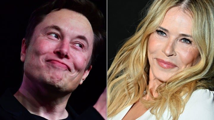 Chelsea Handler (right) told Kara Swisher she isn't interested in dating tech billionaire Elon Musk (left), even if it could help the country.