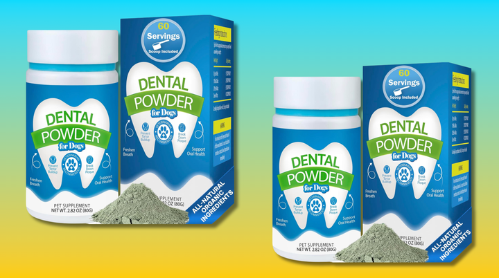 This doggy dental power can help keep their teeth clean, and it's 50% off.